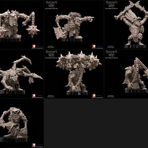 Goblin och skogsgoblinboss | 16k 3D-utskriven | av Avatars of War