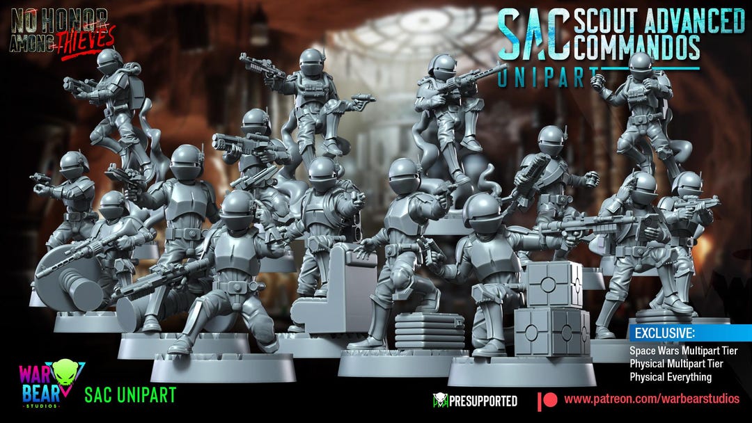 Tactical Advanced Commandos SAC (scout Advanced Commandos) | 16k 3D Printed | by War Bear - Etsy Canada