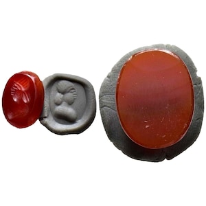 Ex British Auction House Western Asiatic Achaemenid Intaglio Stone Seal King