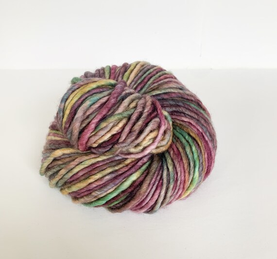 Hand Dyed Super Bulky Yarn Aurora Borealis Indie Dyed Knitting Yarn, Hand  Painted Chunky Crochet Yarn, Variegated Yarn 