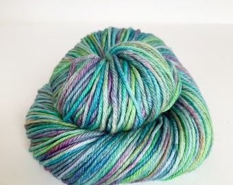 DK Weight Hand Dyed Yarn - Sea Breeze -  Knitting Yarn, Crochet Yarn, Indie Dyed Merino Wool Yarn