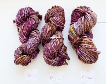 Hand-Dyed Bulky Weight Yarn - Odd 3224 - Superwash Merino Wool Knitting Yarn, Crochet Yarn, for hats, scarves, sweaters