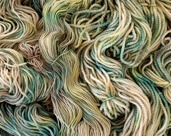 Hand Dyed Aran Yarn - Turning Tide - Indie Dyed Knitting Yarn, Hand Dyed Crochet Yarn, Variegated Yarn, Hand Painted Yarn