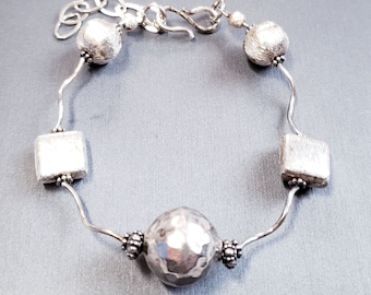 Bali & Sterling silver bracelet