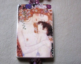 Mother and Child by Klimt