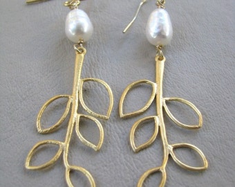 FIELDS OF GOLD - matching earrings