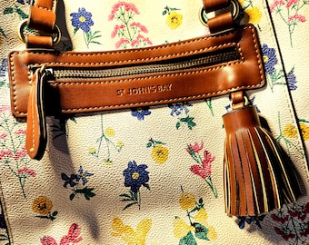 St John's Bay Bag John's Bay Bag Purse/tote- Floral Design