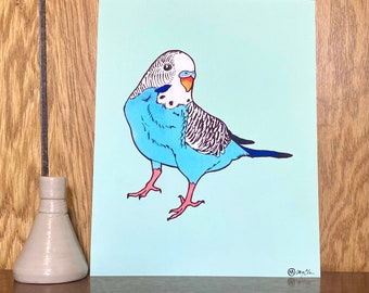 My Pet Parakeet Print