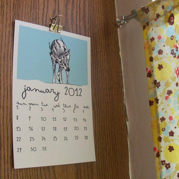 2012 Calendar: Cute and Colorful