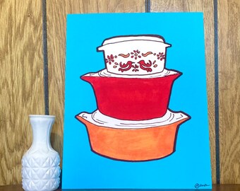 Amicizia e Pyrex Print