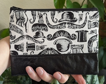 Dapper Gentleman and Vinyl zipper pouch