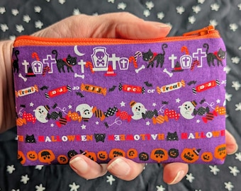 Tiny kawaii Halloween Zipper Pouch