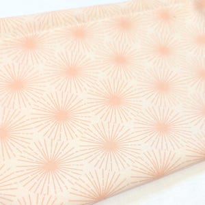 Rashida Coleman-Hale. Sunbeam Beaming in peach. Ruby star society. half yard