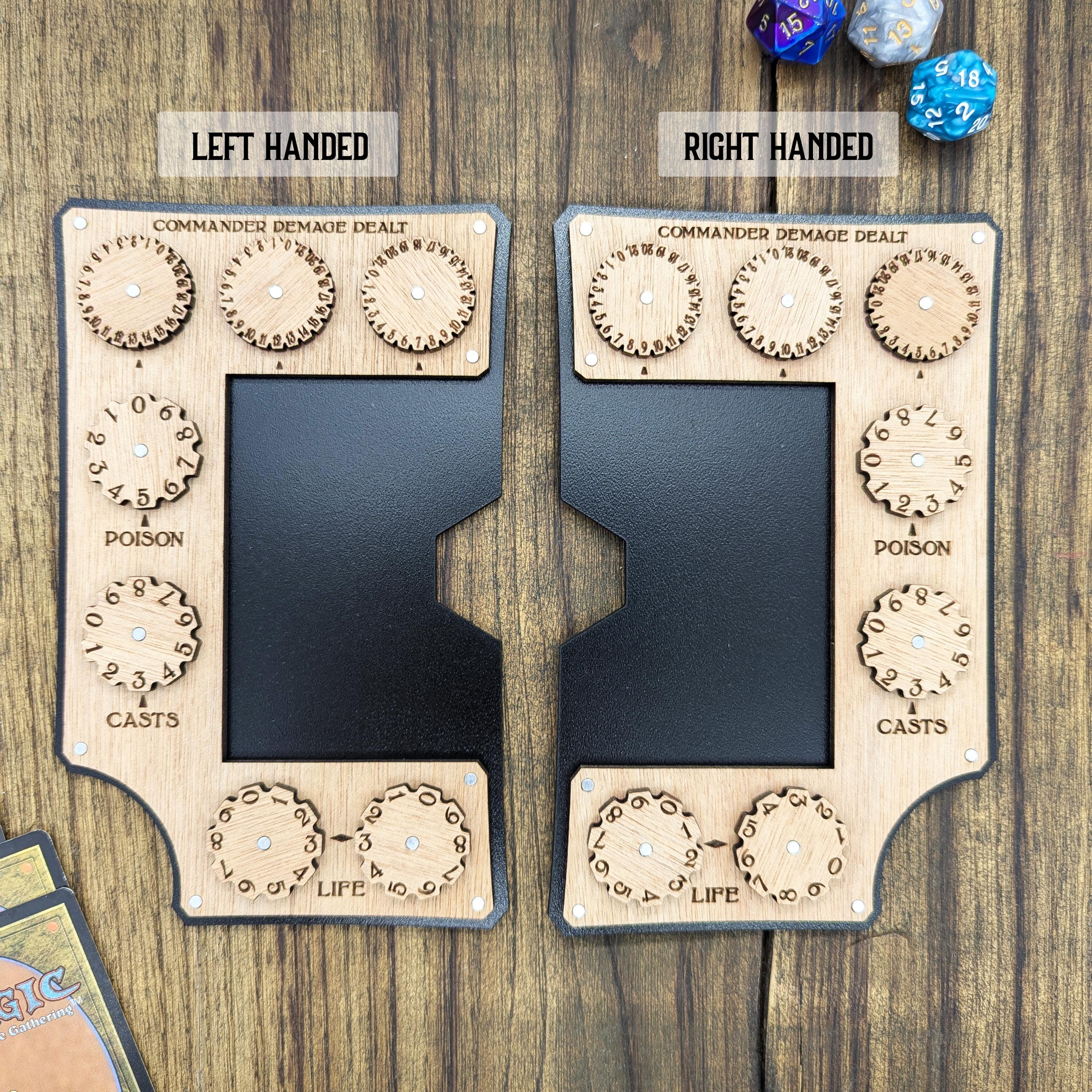 MTG Commander Set - Command Zone Tray and Deck Box With Window