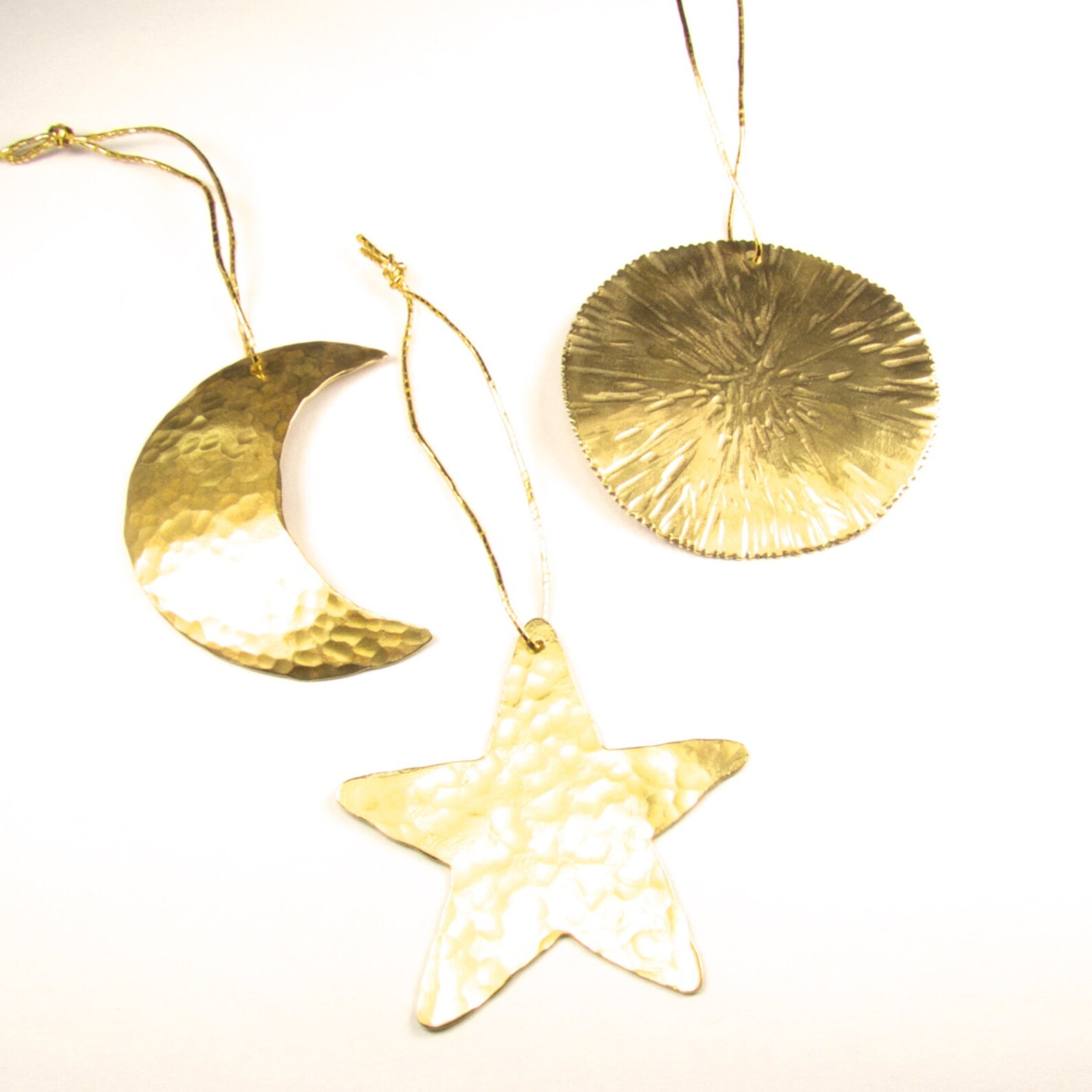 Christmas Tree Sun Ornament Hand Made Tree Ornament Festive Etsy