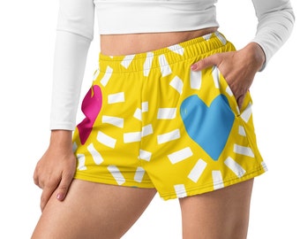 Pansexual Pride Festival Shorts XS-3X | LGTBQ + Regenbogen Love is Love Gay Queer Subtle Pride Parade Festival Flagge Say Gay Plus Size