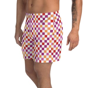Pride Festival-short SPF Unisex 2XS-6X | Lesbische WLW-kleding draagt bijpassende set Rave-outfit Subtle Pride Grote maat Big and Tall Sapphic