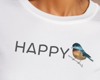 Happy UNISEX Positivity Shirt, Yoga Shirt, Best Friend Shirt, Inspirational Shirt, Good Vibes Shirt, Manifesting Tee, Affirmation Tee