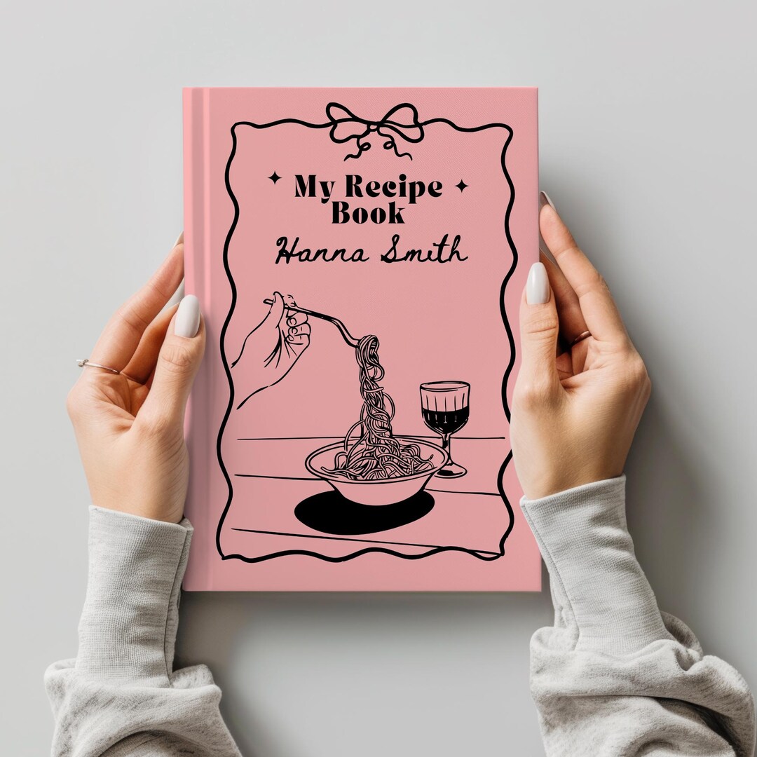 Personalized Blank Recipe Book – Custom Cooking Journal, Foodie Gift - Etsy