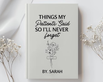 Personalized Nurse Journal, RN Graduation Gift