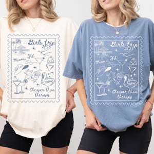 Custom Girls Trip Shirts, Comfort Colors Girls Weekend Shirt, Custom Girls Trip Tees, Coquette Girls Weekend Trip Shirt, Girls Vacation 2025