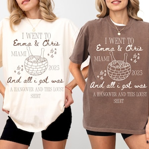 Custom Wedding Toss Shirt: Bachelorette Party Tee