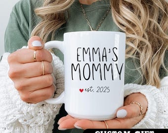 Mama Custom Mug, New Mom Gift, Personalized Coffee Tumbler