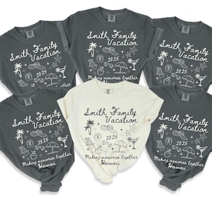 Custom Family Vacation 2025 Shirts, Making Memories Together Family Matching Tshirt, Personalized Family Beach Trip Shirt, Summer Family Tee