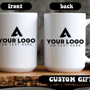 Custom Logo Mug Personalized Bulk Mugs for Employee Appreciation Gift Team Gifts Business Branding Custom Coffee Cup Add Your Logo or Photo