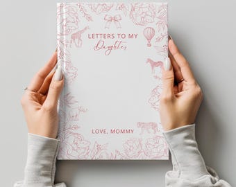 Personalized Letters to My Daughter Journal, Floral Keepsake Notebook