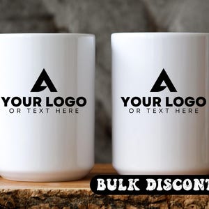 Custom Logo Mug Personalized Bulk Mugs for Employee Appreciation Gift Team Gifts Business Branding Custom Coffee Cup Add Your Logo or Photo