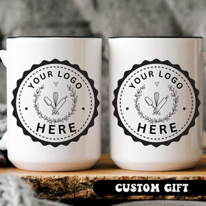Custom Logo Mug Personalized Bulk Mugs for Employee Appreciation Gift Team Gifts Business Branding Custom Coffee Cup Add Your Logo or Photo