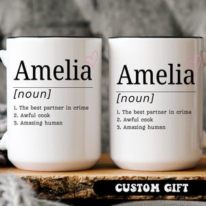 Personalisierte Name Definition Tasse Individuelle Name Bedeutung Tasse Personalisierte Kaffeetasse mit Definition Einzigartiges Namensgeschenk, individuelle Tasse für Sie oder Ihn