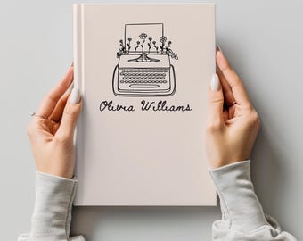 Personalized Writer's Journal, Quote Collection, Gift for Authors