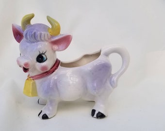 Vintage Mid Century Cow Creamer, Kitch Creamer, 1950s Creamer