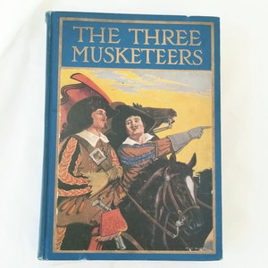 The Three Musketeers book, 1923 Book, Alexandre Dumas, The Windermere Series, Vintage Book