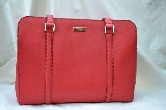 Kate spade oversized red purse | Kate spade purse black, Red kate spade  purse, Red purses