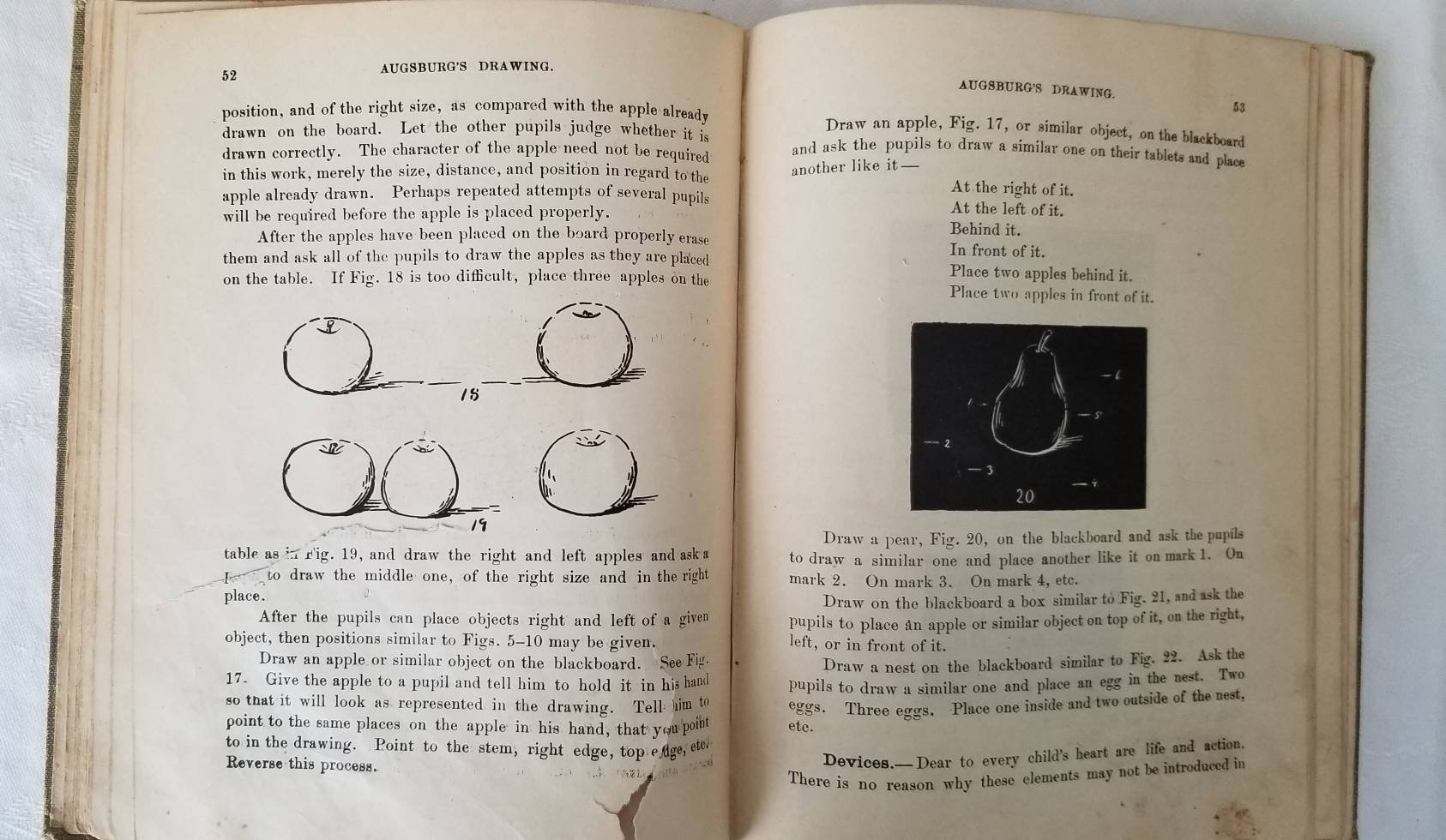 Rare Antique Book, AUGSBURG'S DRAWINGS, BOOK 1, 1901 Book