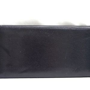 Black Wallet, FORTUNE DUCK Wallet, Vintage Black Wallet, Black Wallet, 1980's Wallet, Foldover Wallet image 2