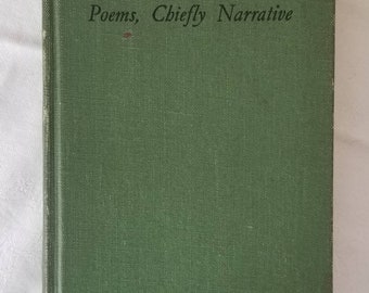 Vintage Poems, Chiefly Narrative, WL McDonald and FC Walker, 1945, Vintage Poetry Book