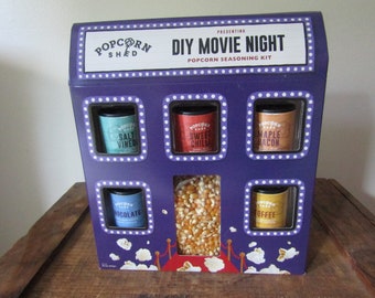 Popcorn Shed/ Sierra&#39;s Attic DIY Movie Night Make your own popcorn- seasonings kit, vegan, gluten free, and All Natural