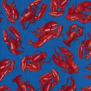 Sierra's Attic handcrafted men's/boy's lobster boxer shorts nautical gifts men's underwear loungewear boyfriend gifts blue/red lobster