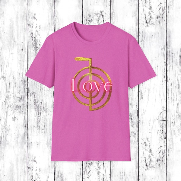 Love Chokurei Reiki Shirt. Chokurei Love shirt. Reiki t-shirt. Unisex Shirt. Reiki shirt for Men. Women's Reiki Shirt. Chokurei Reiki Tee