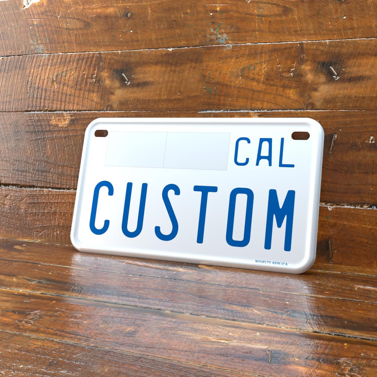 Personalized California 4x7 Motorcycle ATV/UTV License Plate – Embossed ...