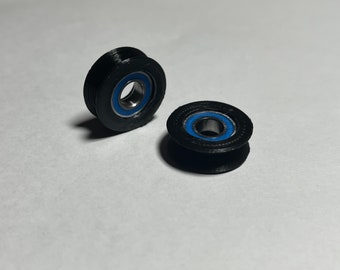3D Printed set of 2 Glowforge Replacement V Wheels Laser Head Carriage Wheel, Replacement Gantry Wheel, 12MM Bearing,