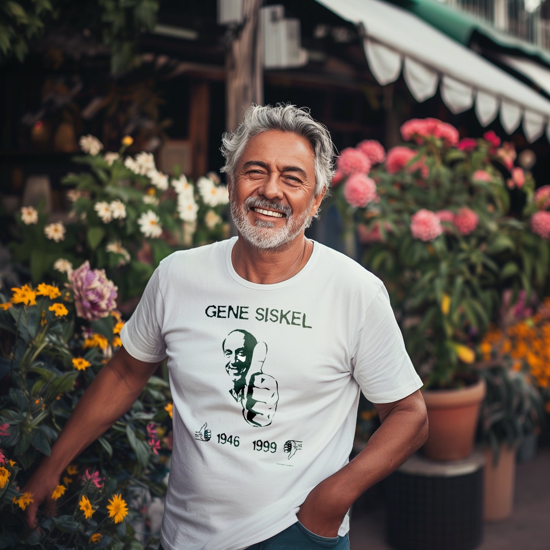 Gene Siskel Tribute Thumbs up Heavyweight Crewneck Tshirt Fashion