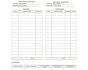 Monthly Budget Worksheet