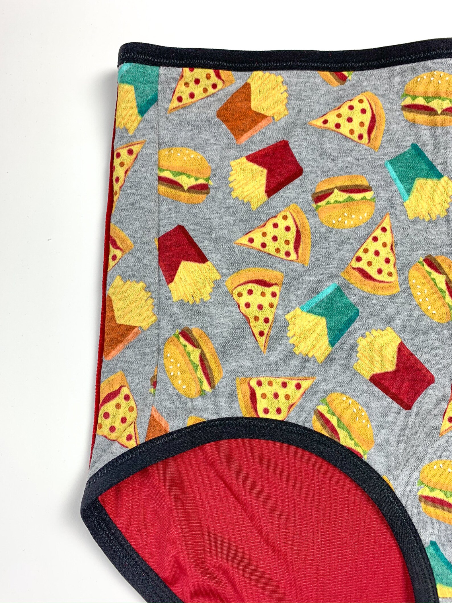 XL Junk Food Underwear Handmade Panties Diy High Waisted Etsy