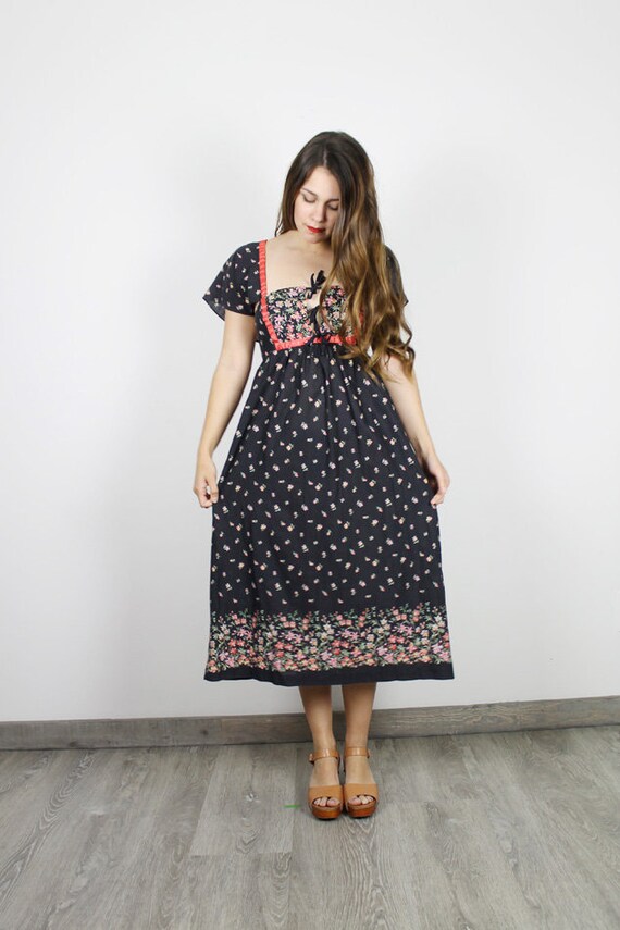 hippie midi dress