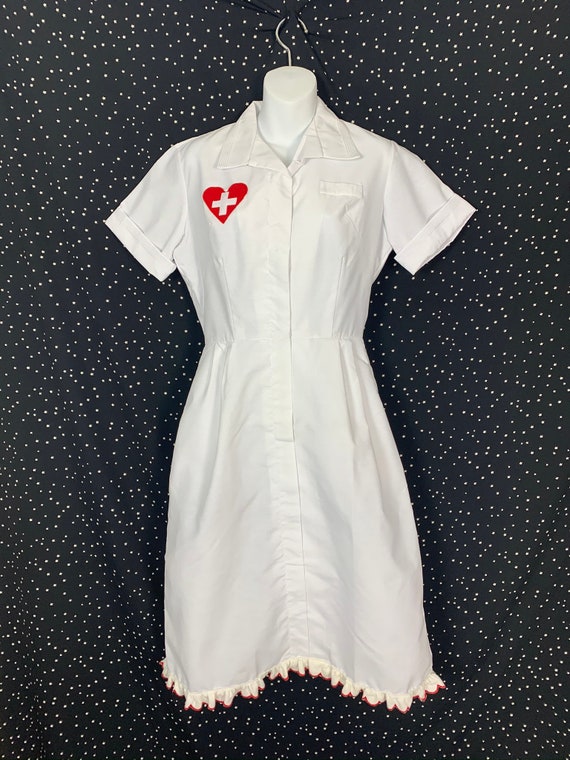 S NURSE Costume. Nurse Halloween costume. Vintage